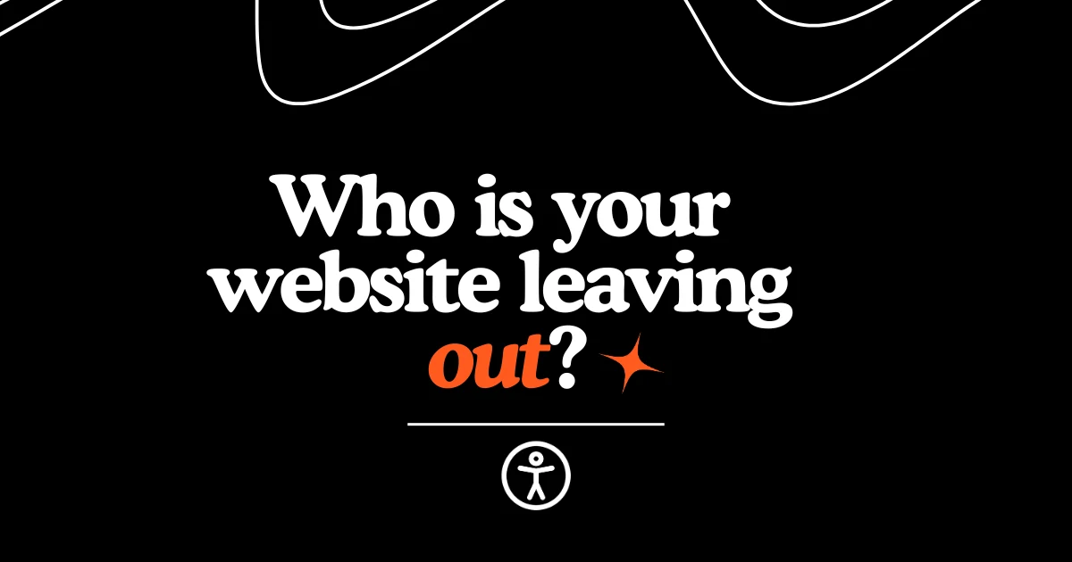 Who is your website leaving out? Duology Digital blog header with the accessibility symbol.